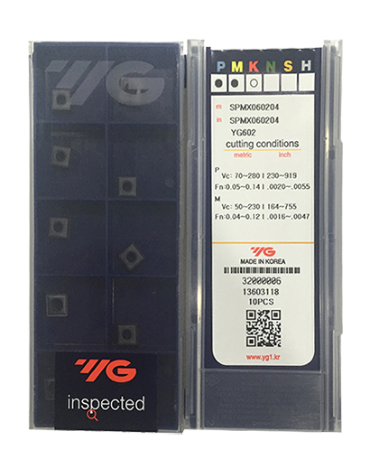 数控铣刀片SPMX060204 YG602