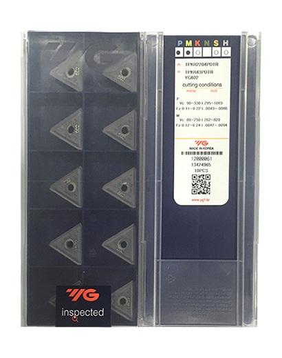 数控铣刀片TPKR2204PDTR YG602