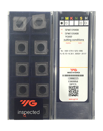 数控铣刀片SPMT120408 YG602